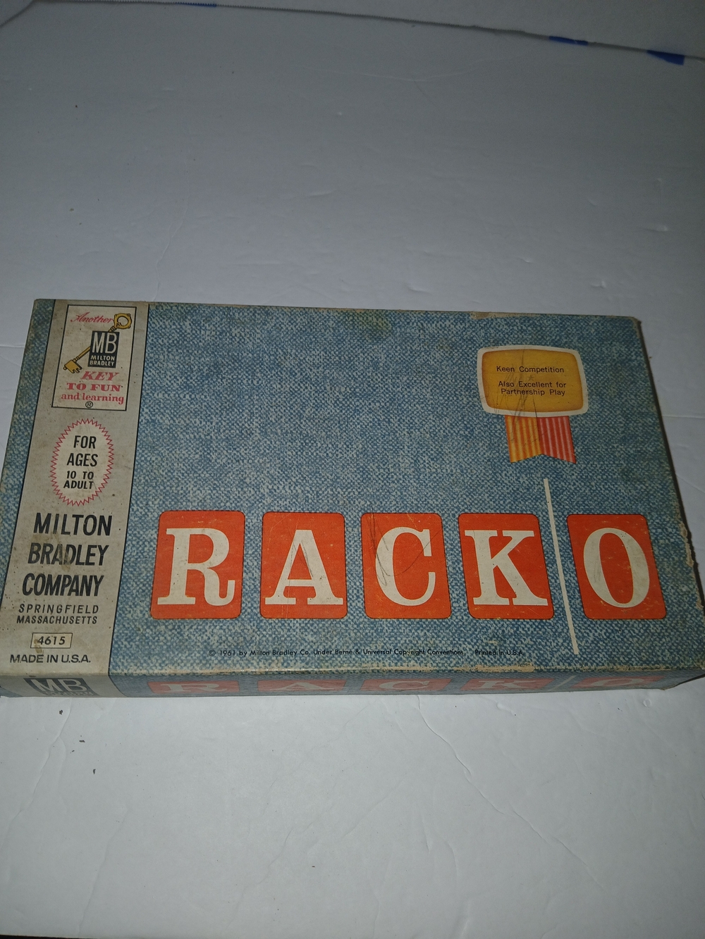 Milton Bradley RACKO Vintage Game. All Original In Good Shape